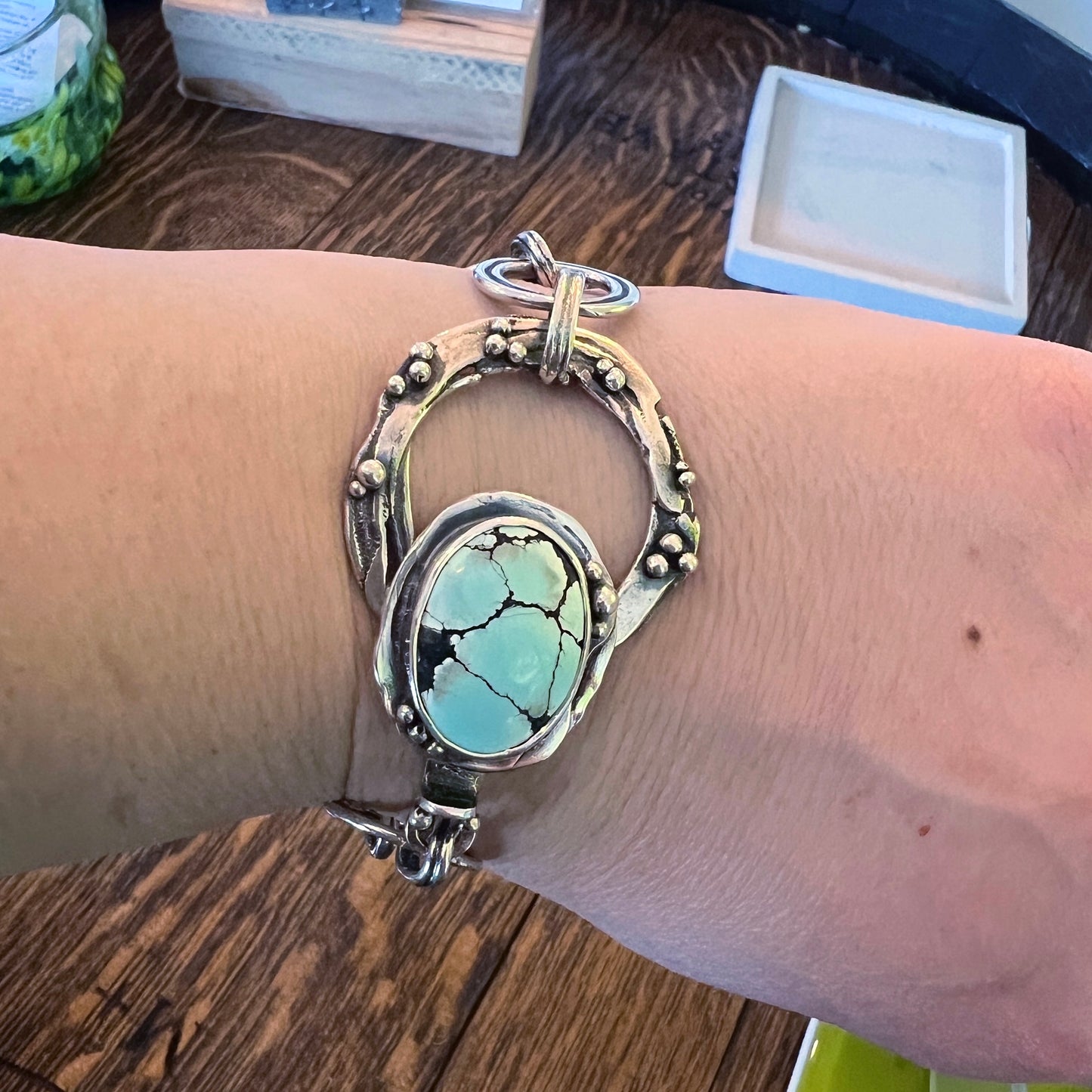 Genuine Turquoise Link bracelet