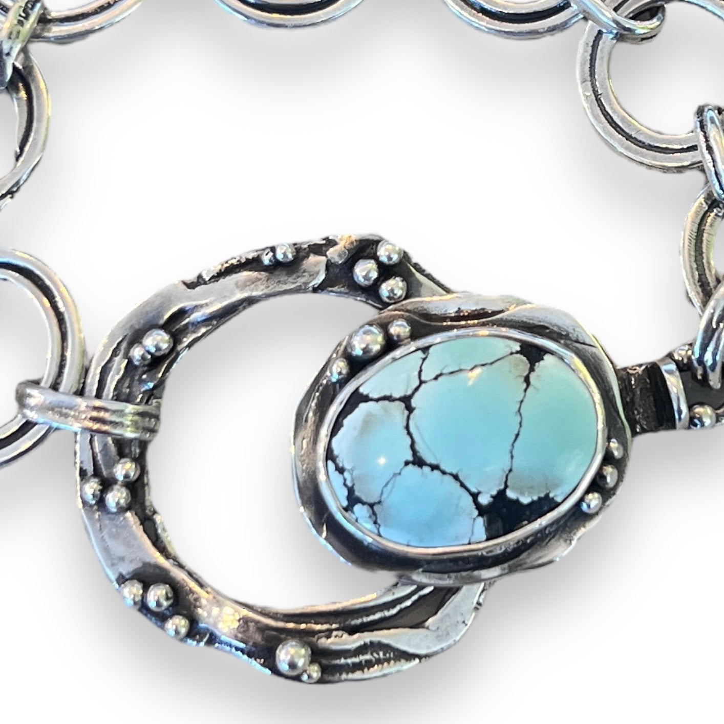 Genuine Turquoise Link bracelet