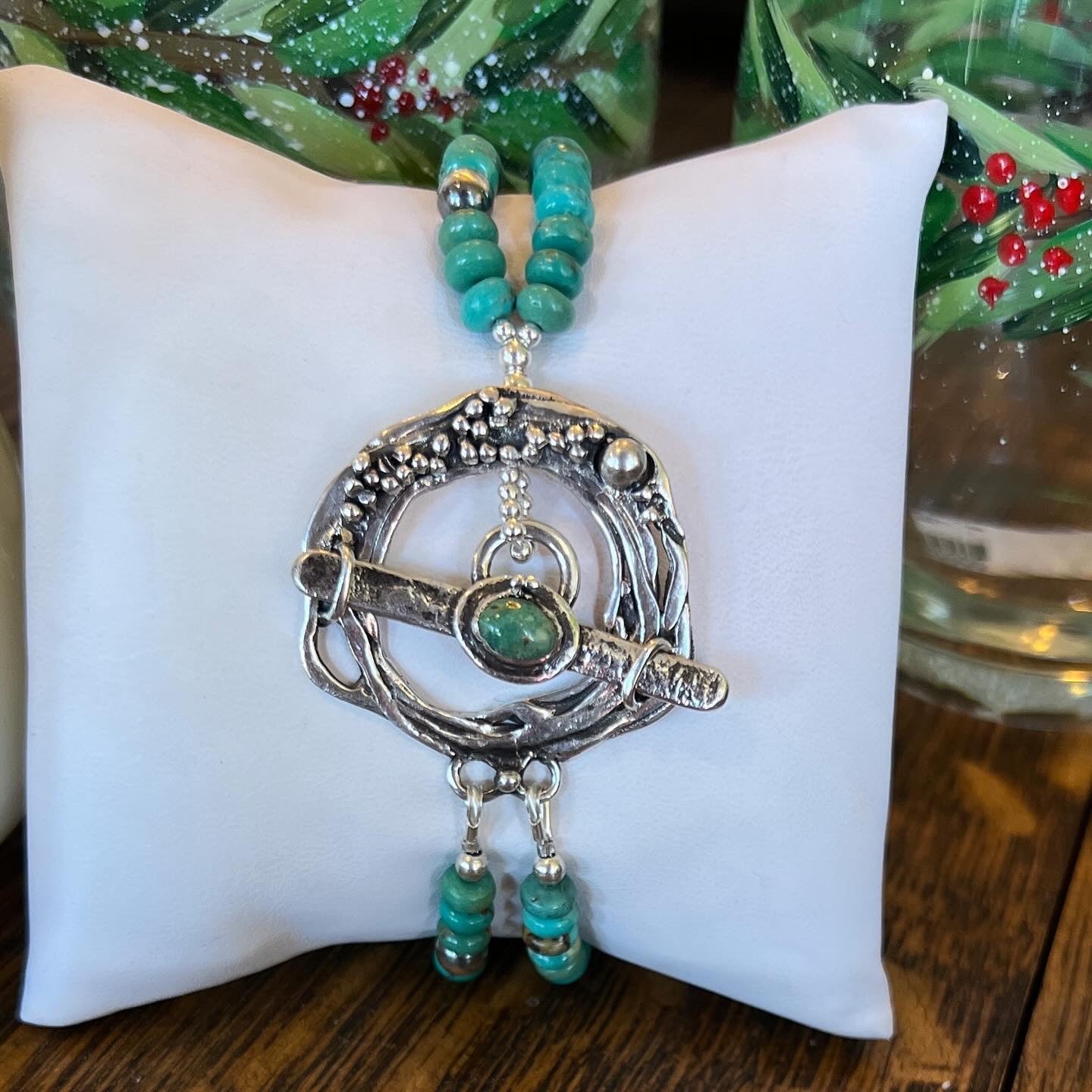 Emerald Valley and Hubei Turquoise Toggle Bracelet