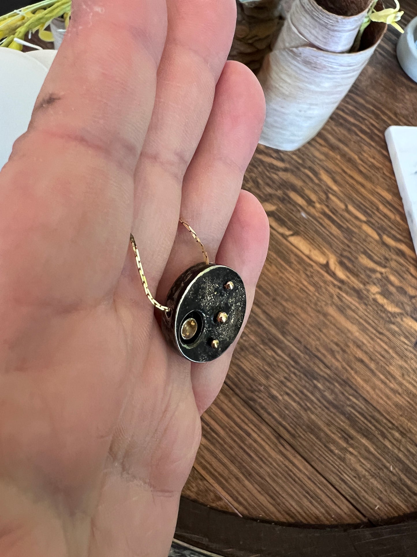 Gold Galaxy Necklace