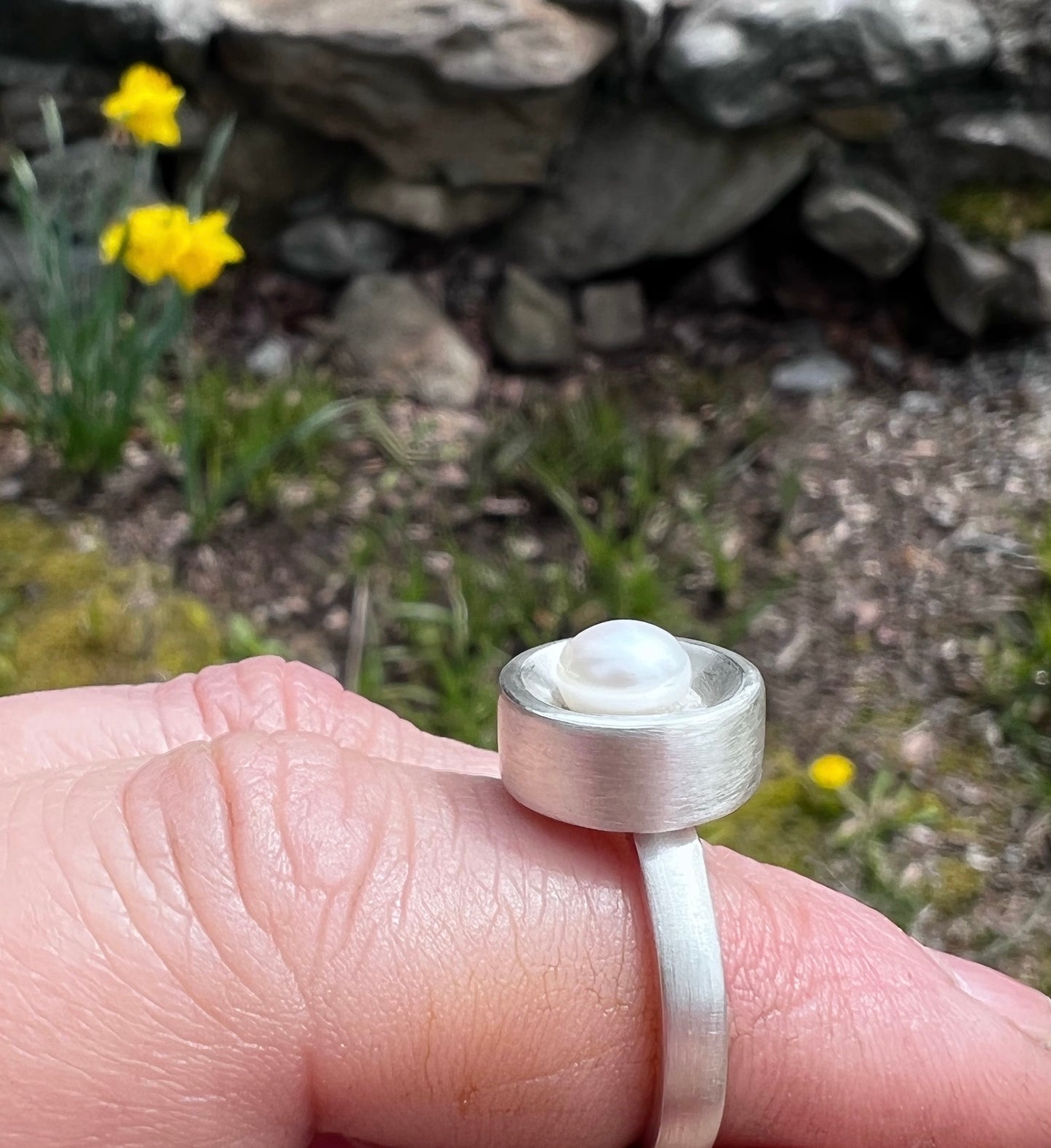 Pearl Statement Ring