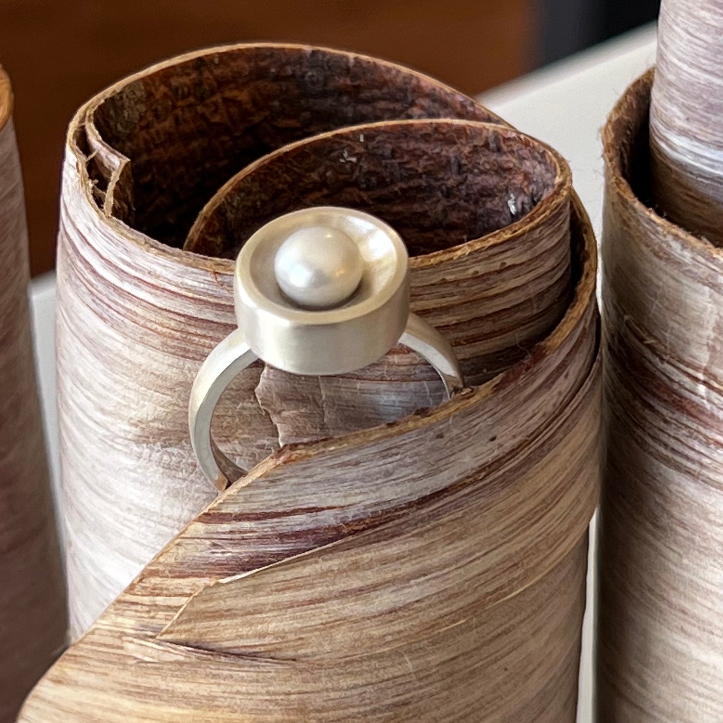 Pearl Statement Ring