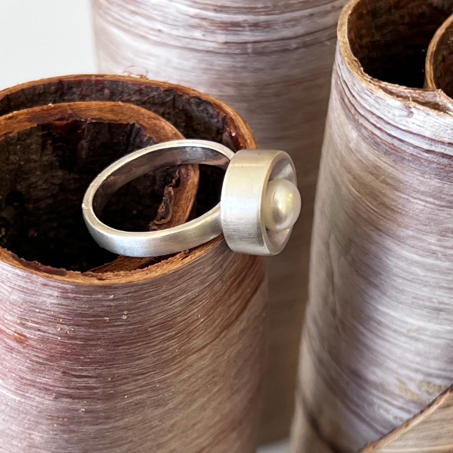 Pearl Statement Ring