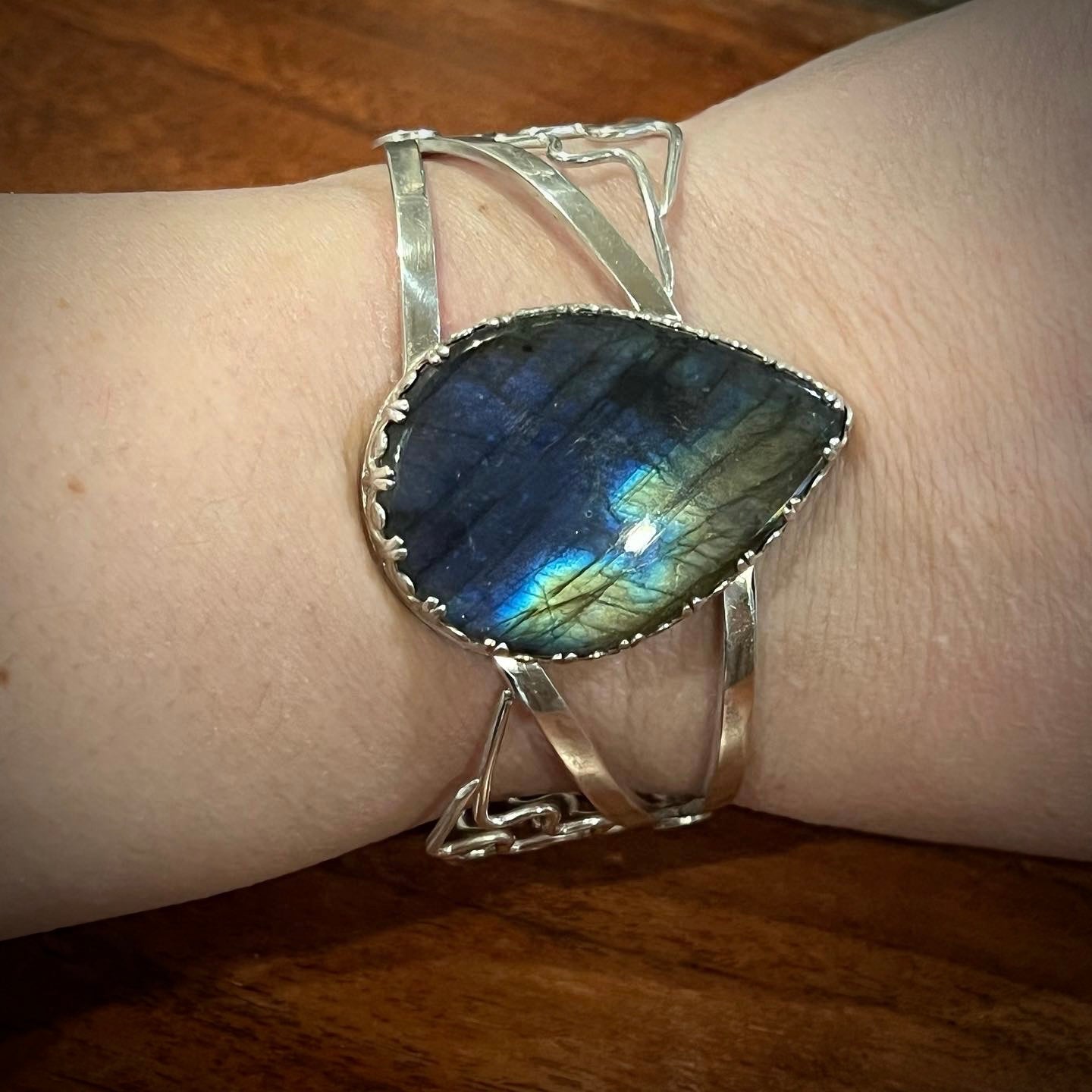 Labradorite Cuff Bracelet