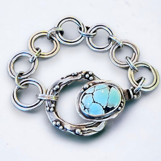 Genuine Turquoise Link bracelet