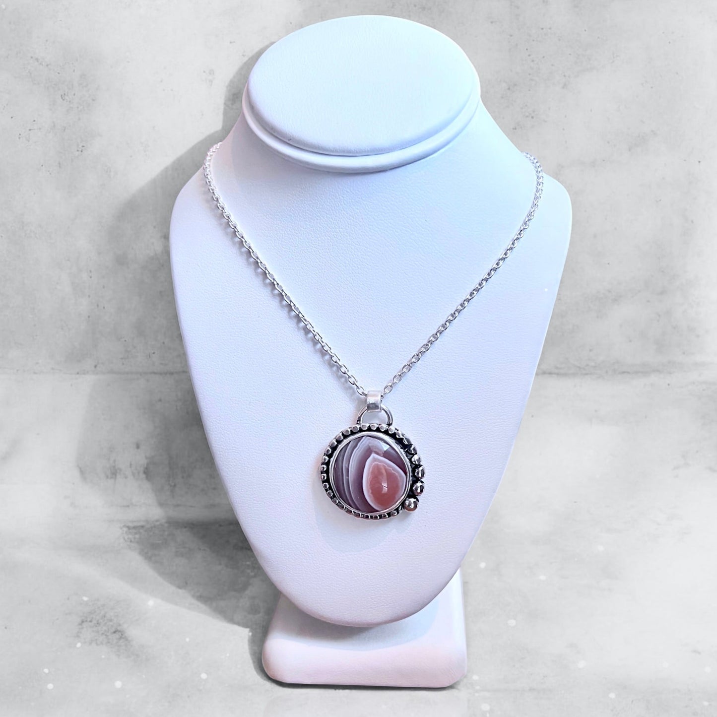 Lake Superior Agate Necklace