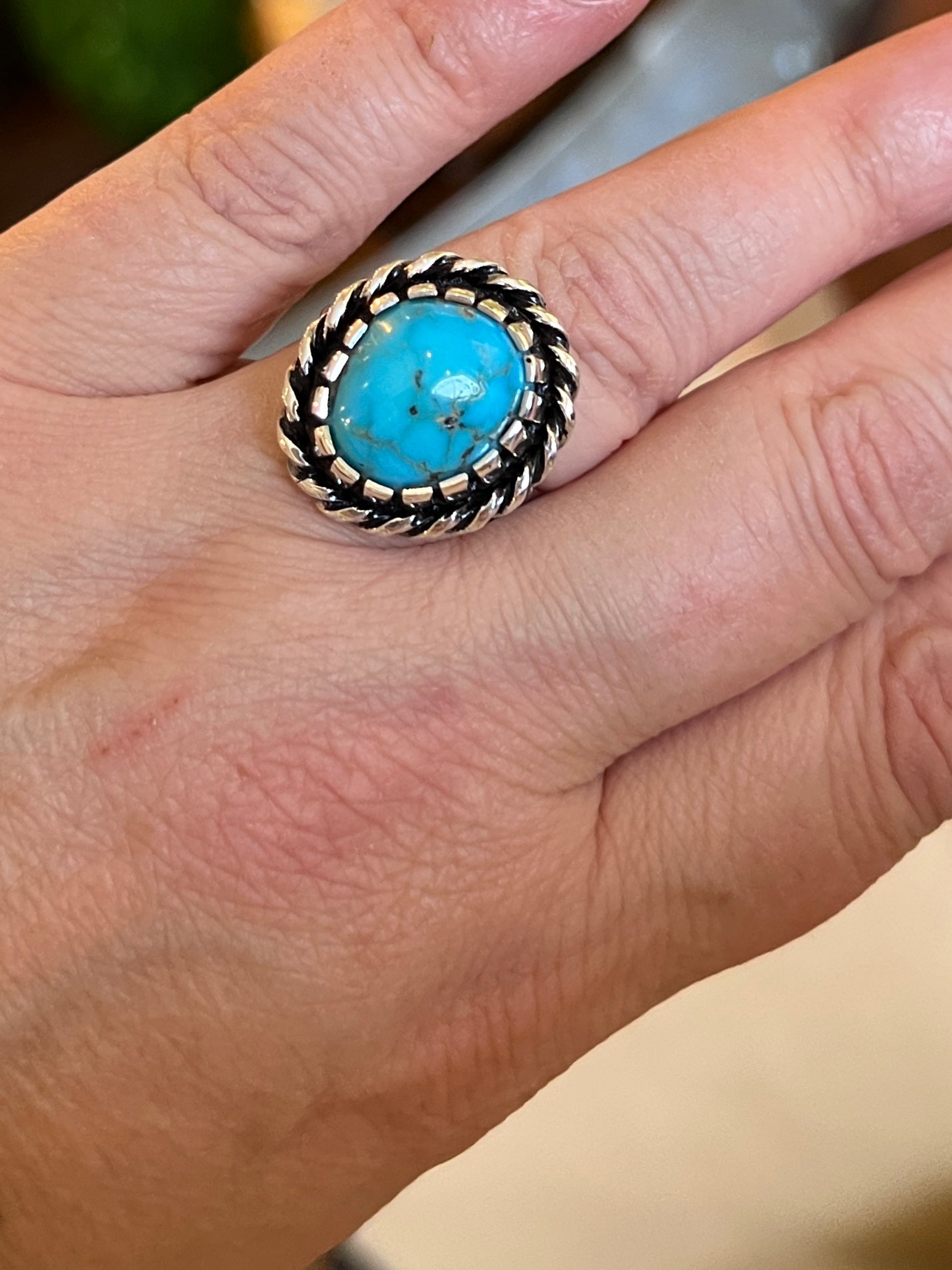 Kingman Turquoise Ring