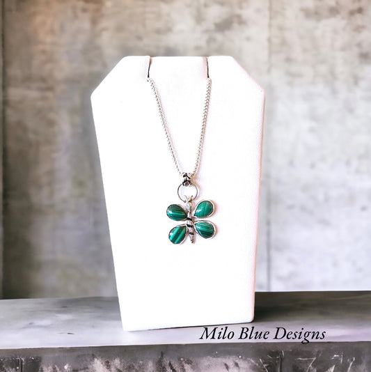 Malachite Butterfly Necklace